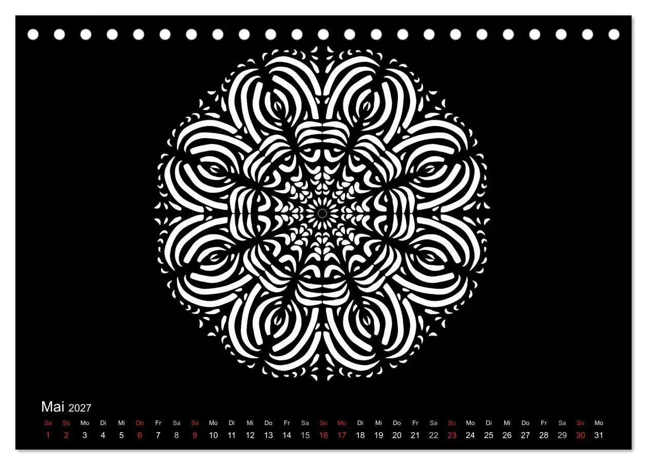 Bild: 9783569873704 | Entspannung und Ruhe durch Mandalas (Tischkalender 2027 DIN A5...