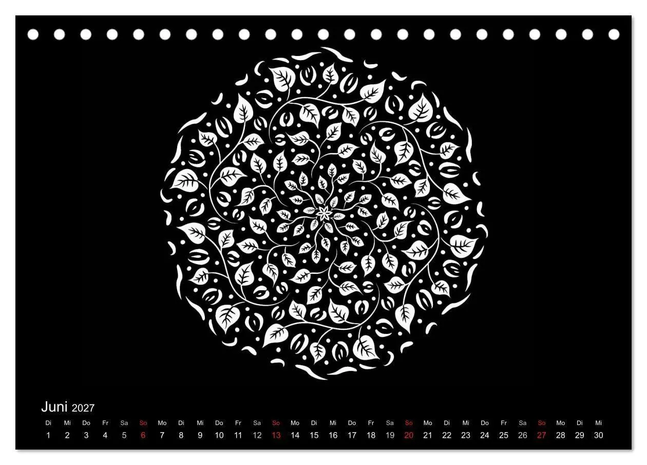 Bild: 9783569873704 | Entspannung und Ruhe durch Mandalas (Tischkalender 2027 DIN A5...