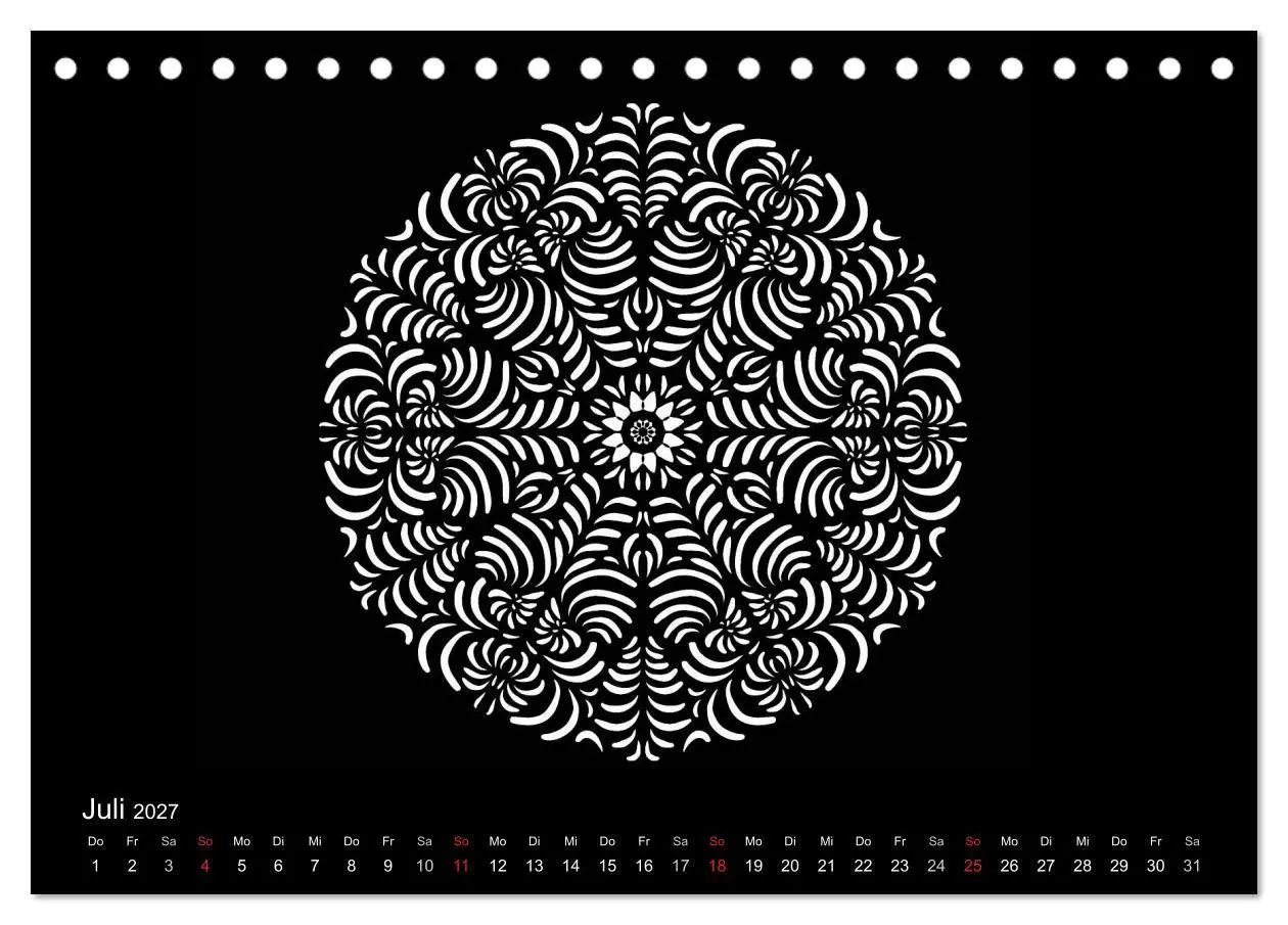 Bild: 9783569873704 | Entspannung und Ruhe durch Mandalas (Tischkalender 2027 DIN A5...