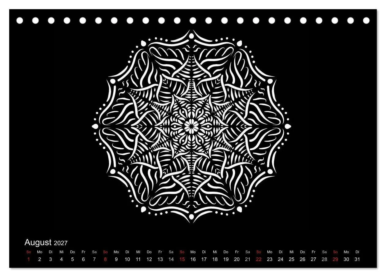 Bild: 9783569873704 | Entspannung und Ruhe durch Mandalas (Tischkalender 2027 DIN A5...