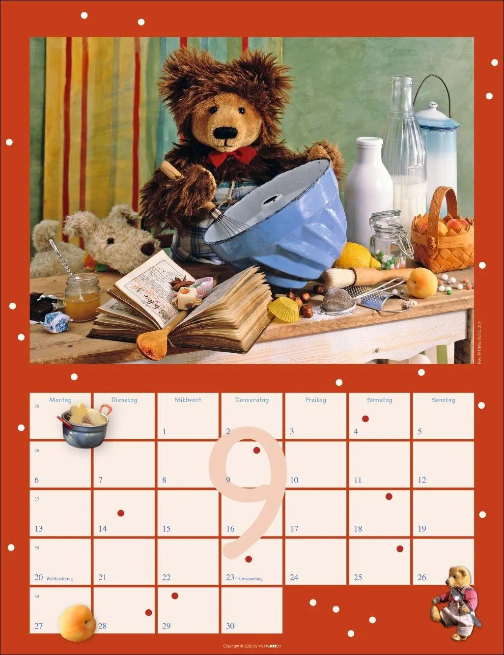 Bild: 9783839903704 | Teddybären Kalender 2027 | Gisela/Schneiders, Ulrike Hofmann | 14 S.