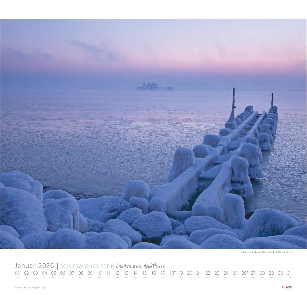 Bild: 9783964023704 | Schleswig-Holstein Edition Kalender 2026 - Land zwischen den Meeren