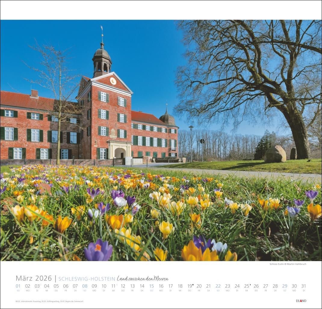 Bild: 9783964023704 | Schleswig-Holstein Edition Kalender 2026 - Land zwischen den Meeren