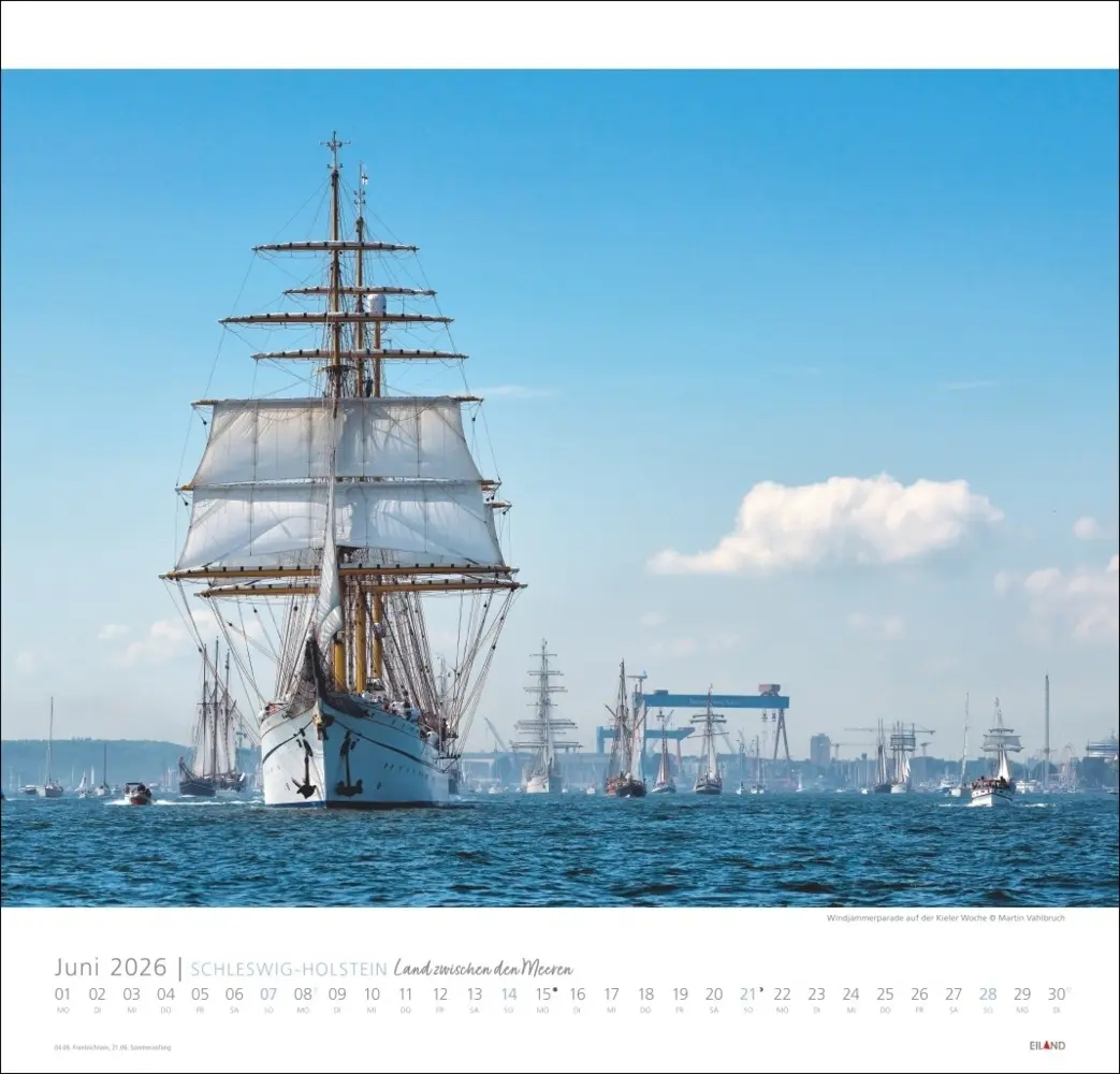 Bild: 9783964023704 | Schleswig-Holstein Edition Kalender 2026 - Land zwischen den Meeren