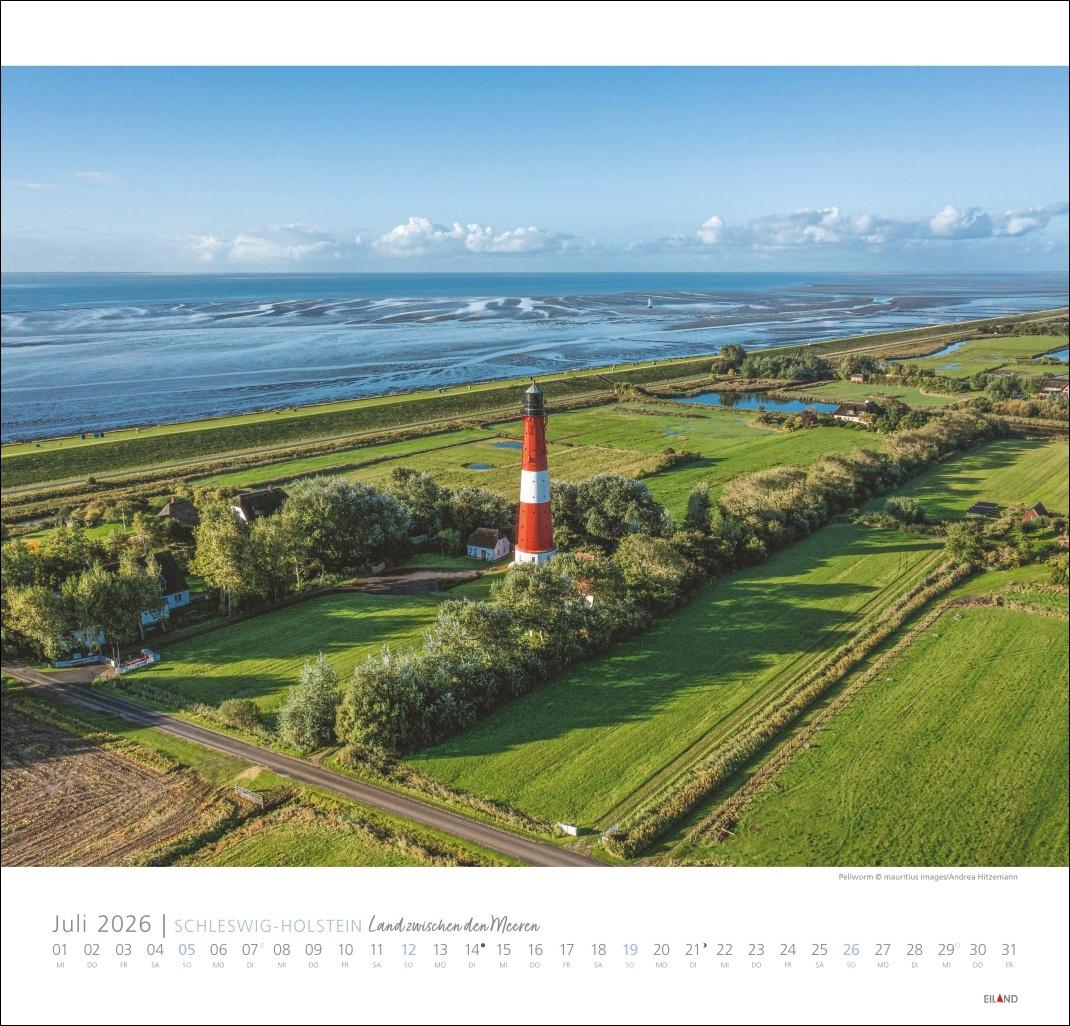 Bild: 9783964023704 | Schleswig-Holstein Edition Kalender 2026 - Land zwischen den Meeren