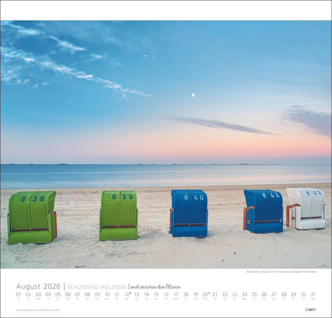 Bild: 9783964023704 | Schleswig-Holstein Edition Kalender 2026 - Land zwischen den Meeren