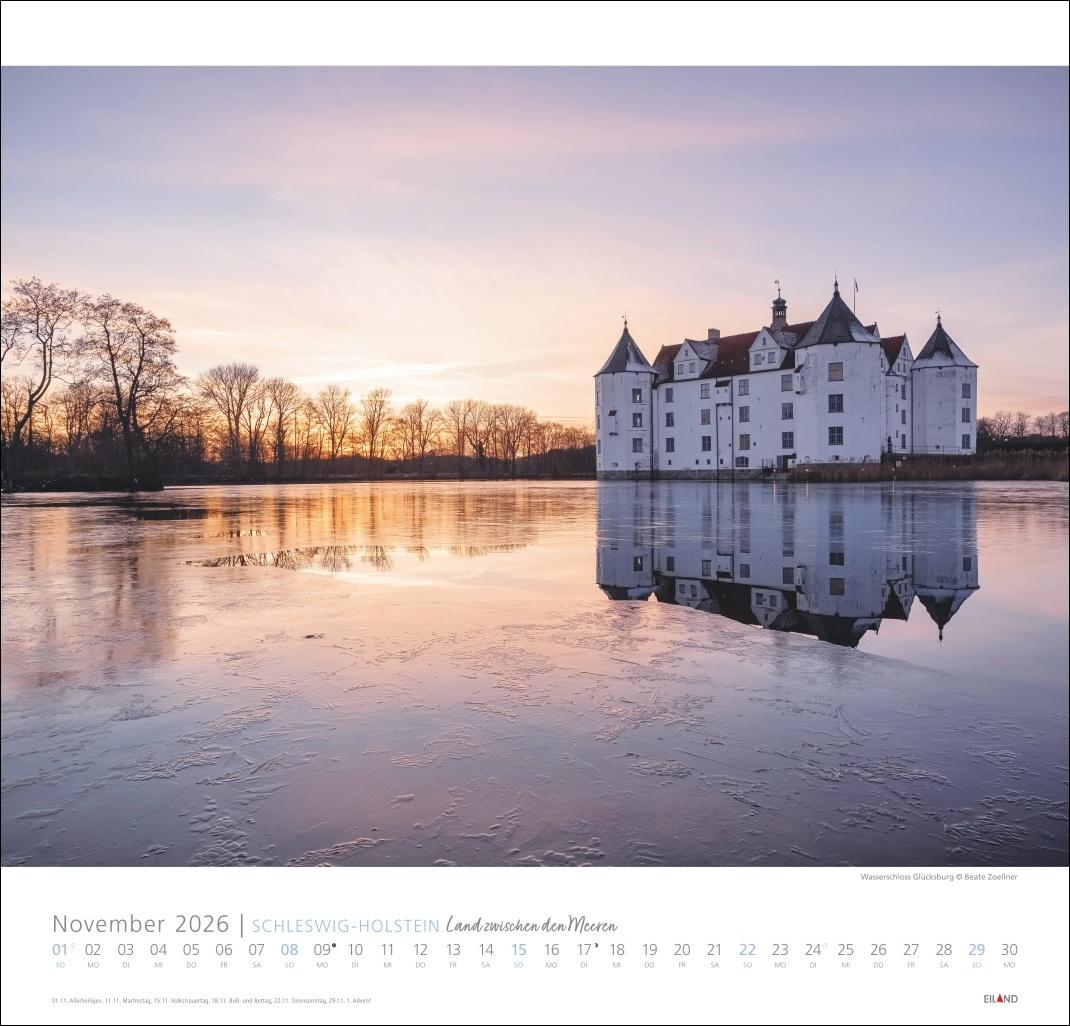 Bild: 9783964023704 | Schleswig-Holstein Edition Kalender 2026 - Land zwischen den Meeren