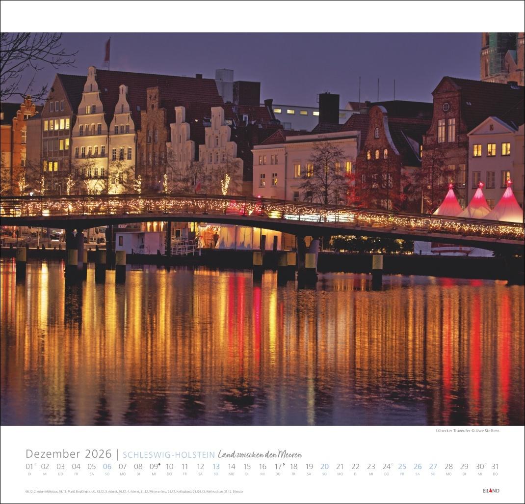 Bild: 9783964023704 | Schleswig-Holstein Edition Kalender 2026 - Land zwischen den Meeren