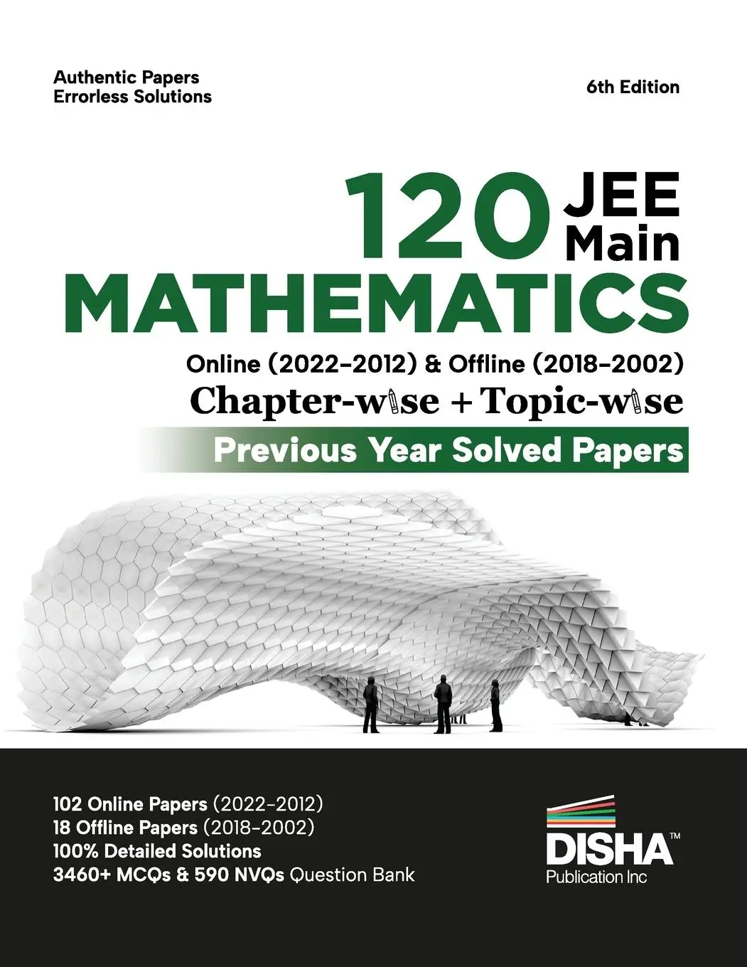 Cover: 9789355643704 | Disha 120 JEE Main Mathematics Online (2022 - 2012) &amp; Offline (2018...
