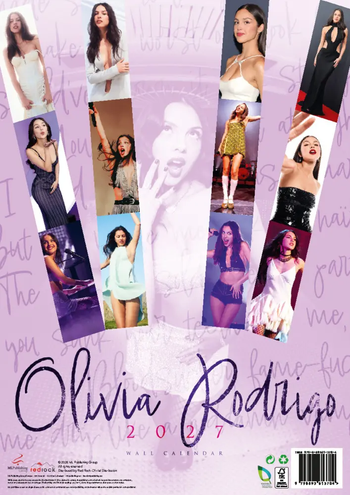 Bild: 9798893613704 | Olivia Rodrigo Kalender 2027 | Olivia Rodrigo | Kalender | 14 S.