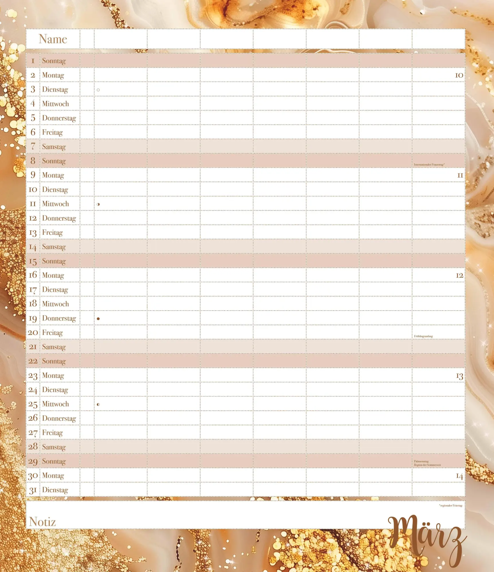 Bild: 4069095003804 | Flexiplaner Glamour im Format 34,5 x 40 | Kalender | 14 S. | Deutsch