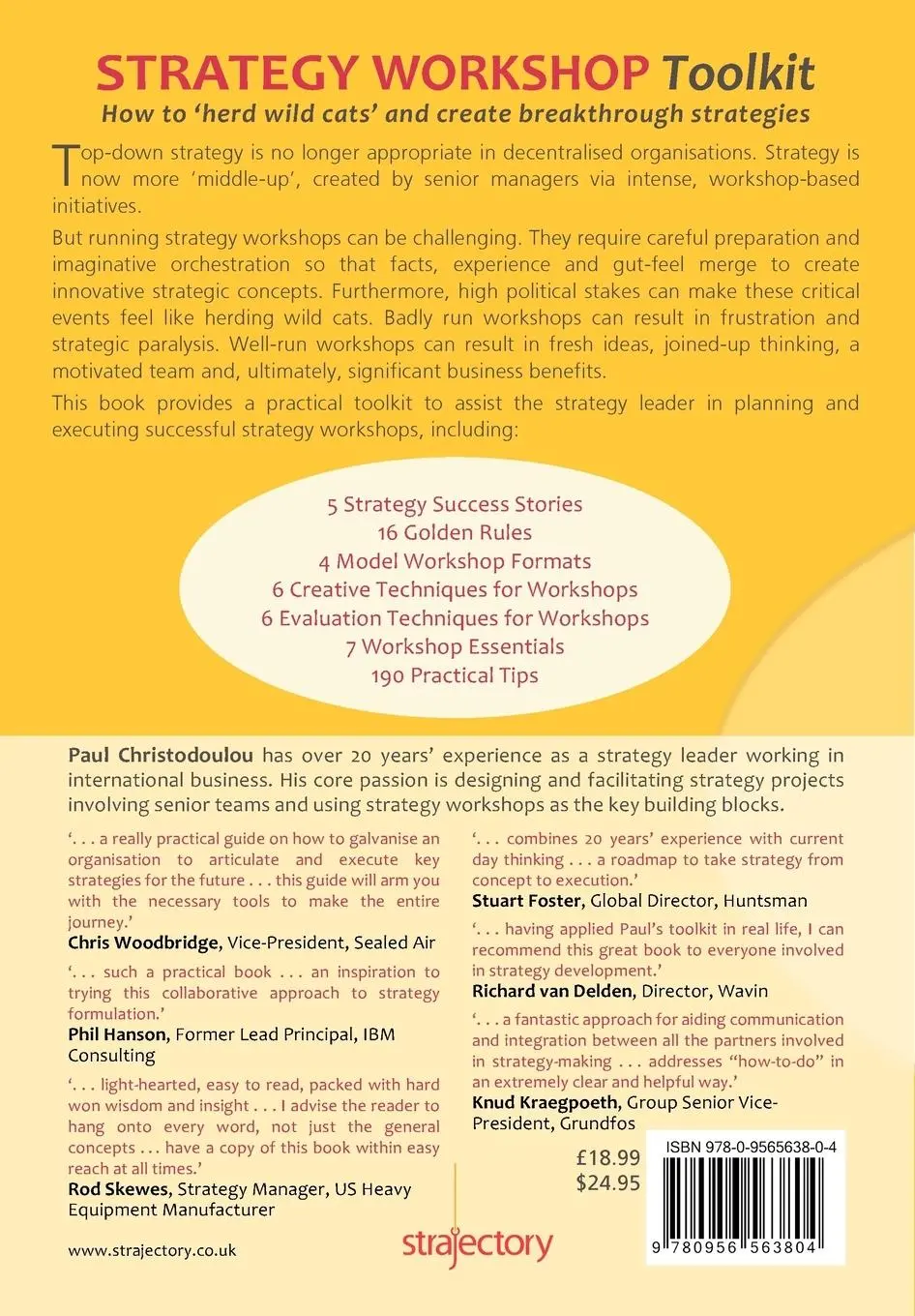 Rückseite: 9780956563804 | Strategy Workshop Toolkit | Paul Christodoulou | Taschenbuch | 2010