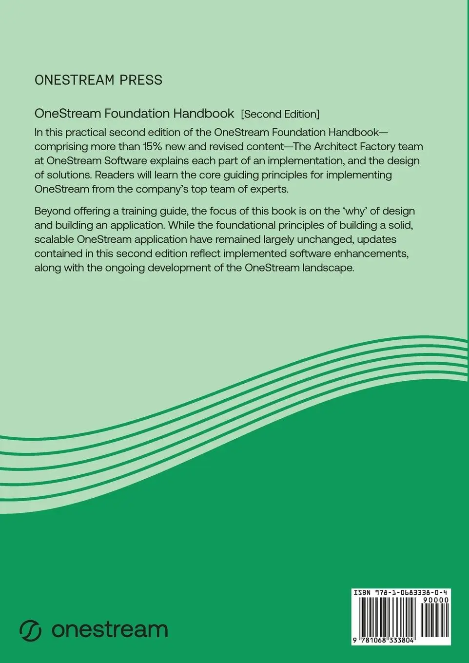 Rückseite: 9781068333804 | OneStream Foundation Handbook [Second Edition] | The Architect Factory