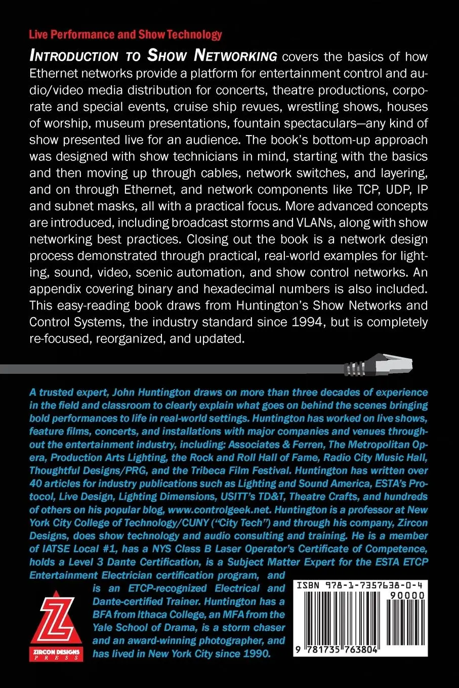 Rückseite: 9781735763804 | Introduction to Show Networking | John Huntington | Taschenbuch | 2020