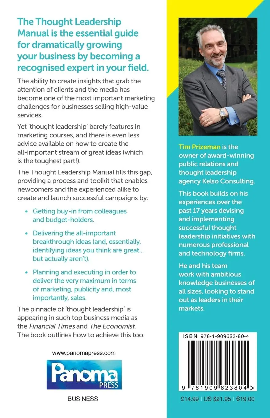 Rückseite: 9781909623804 | The Thought Leadership Manual | Tim Prizeman | Taschenbuch | Englisch