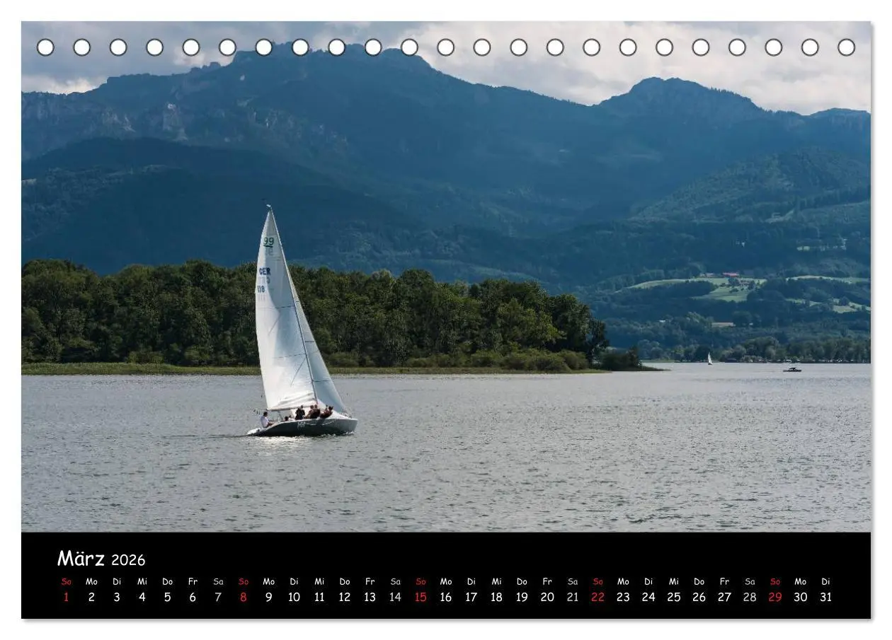 Bild: 9783516153804 | Schönes Oberbayern (Tischkalender 2026 DIN A5 quer), CALVENDO...
