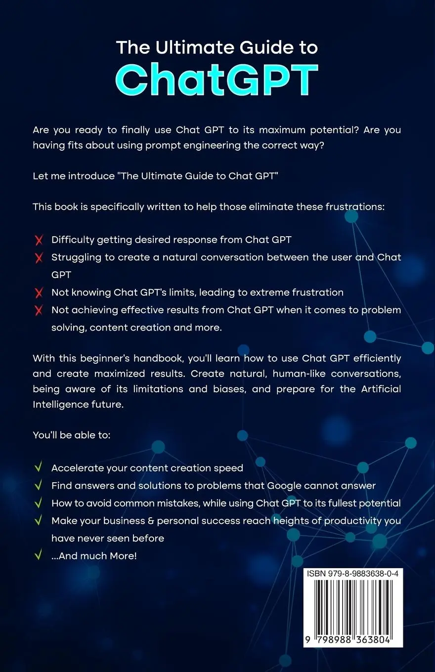 Rückseite: 9798988363804 | The Ultimate Guide to ChatGPT | Percival C. Verena | Taschenbuch