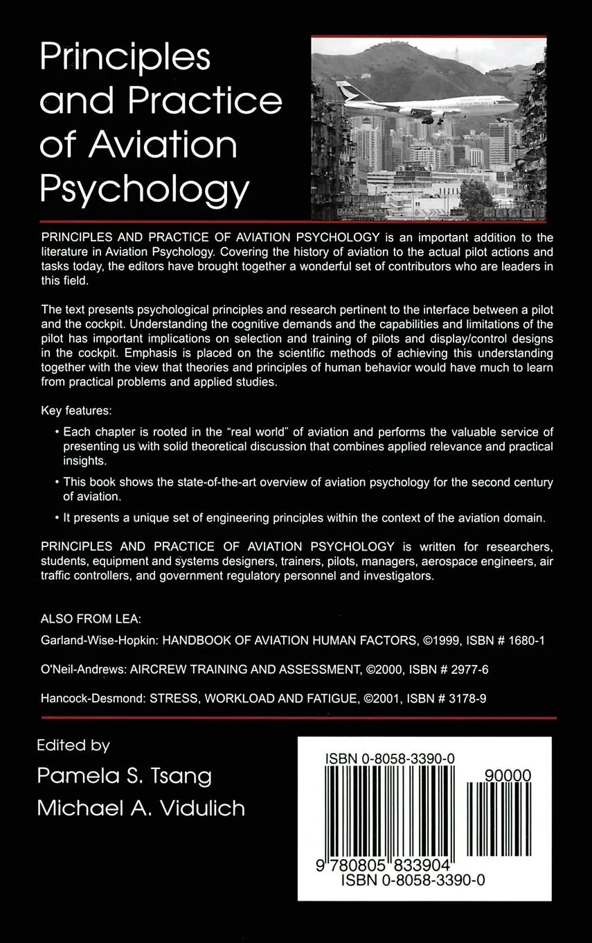 Rückseite: 9780805833904 | Principles and Practice of Aviation Psychology | Tsang (u. a.) | Buch