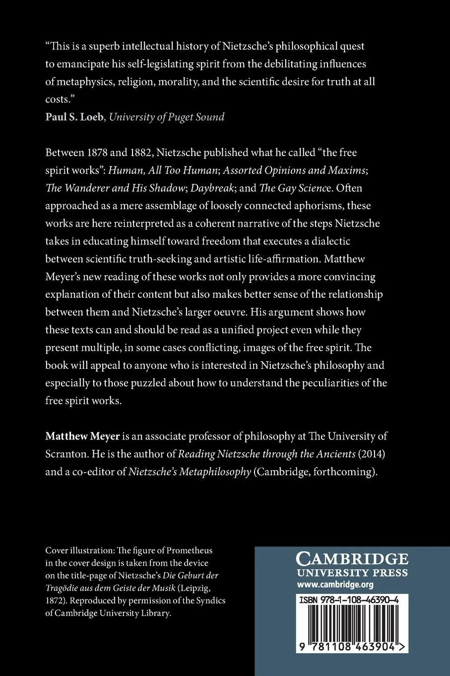Rückseite: 9781108463904 | Nietzsche's Free Spirit Works | Matthew Meyer | Taschenbuch | Englisch