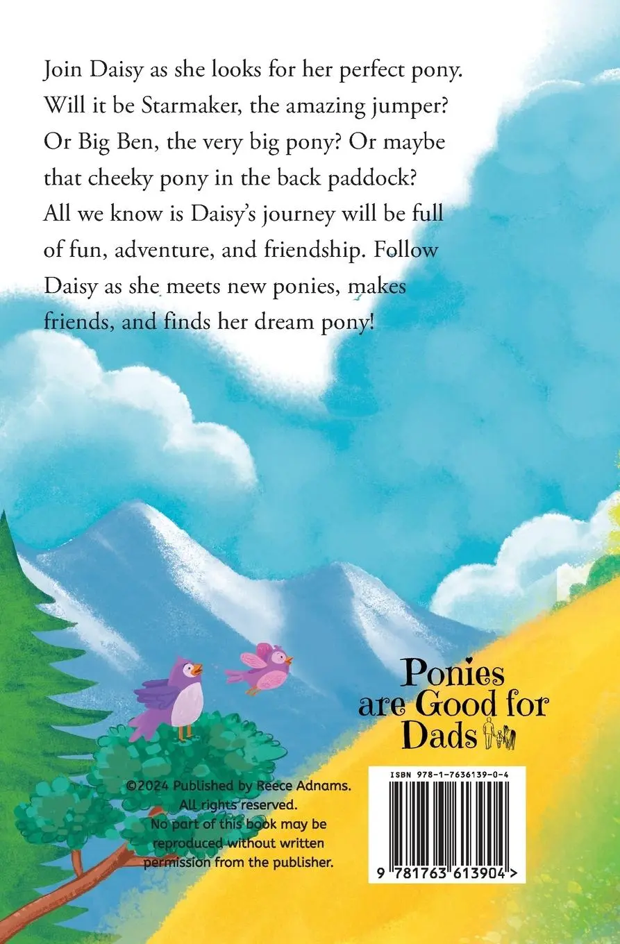 Rückseite: 9781763613904 | Daisy's Dream Pony | Ponies are Good for Dads Book 1 | Adnams (u. a.)