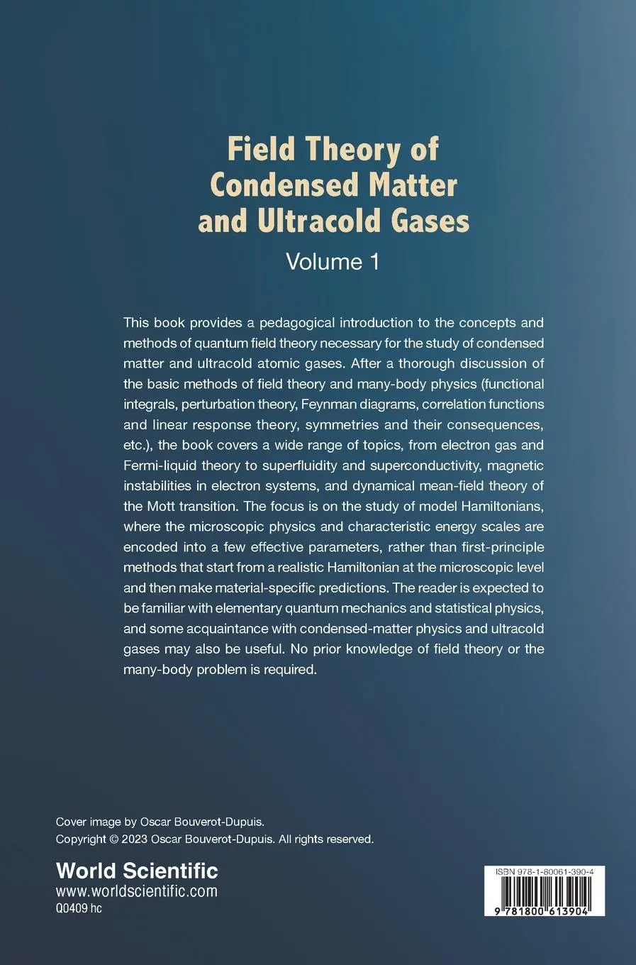 Rückseite: 9781800613904 | FIELD THEO CONDENSED MATTER (V1) | Nicolas Dupuis | Buch | Gebunden