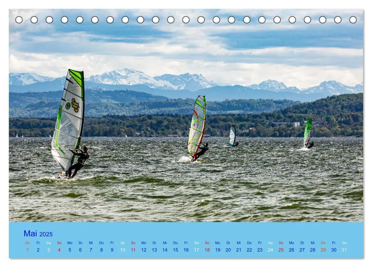 Bild: 9783435033904 | Ammersee-Ansichten (Tischkalender 2025 DIN A5 quer), CALVENDO...