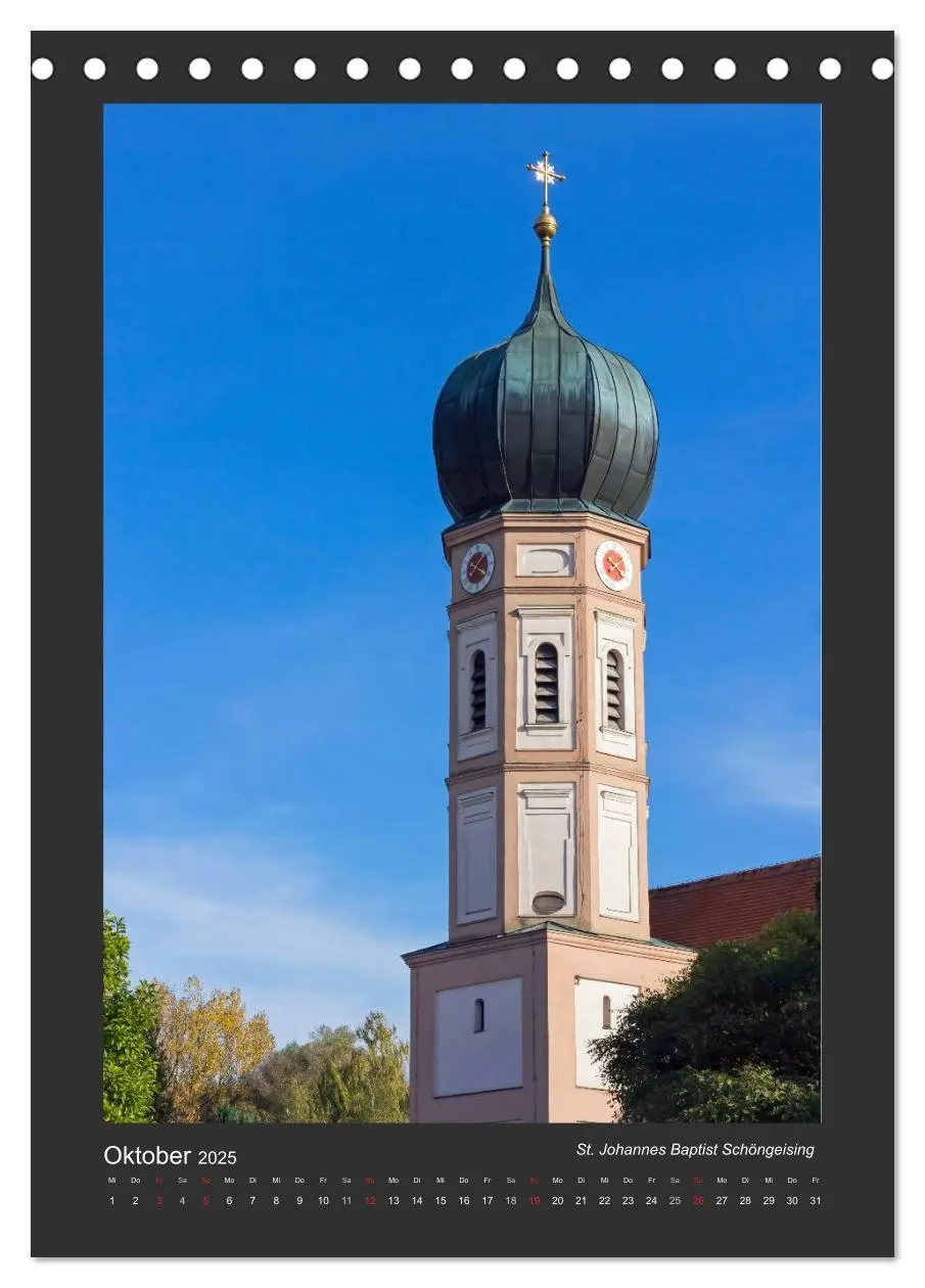 Bild: 9783457053904 | Kirchtürme im Landkreis Fürstenfeldbruck (Tischkalender 2025 DIN A5...