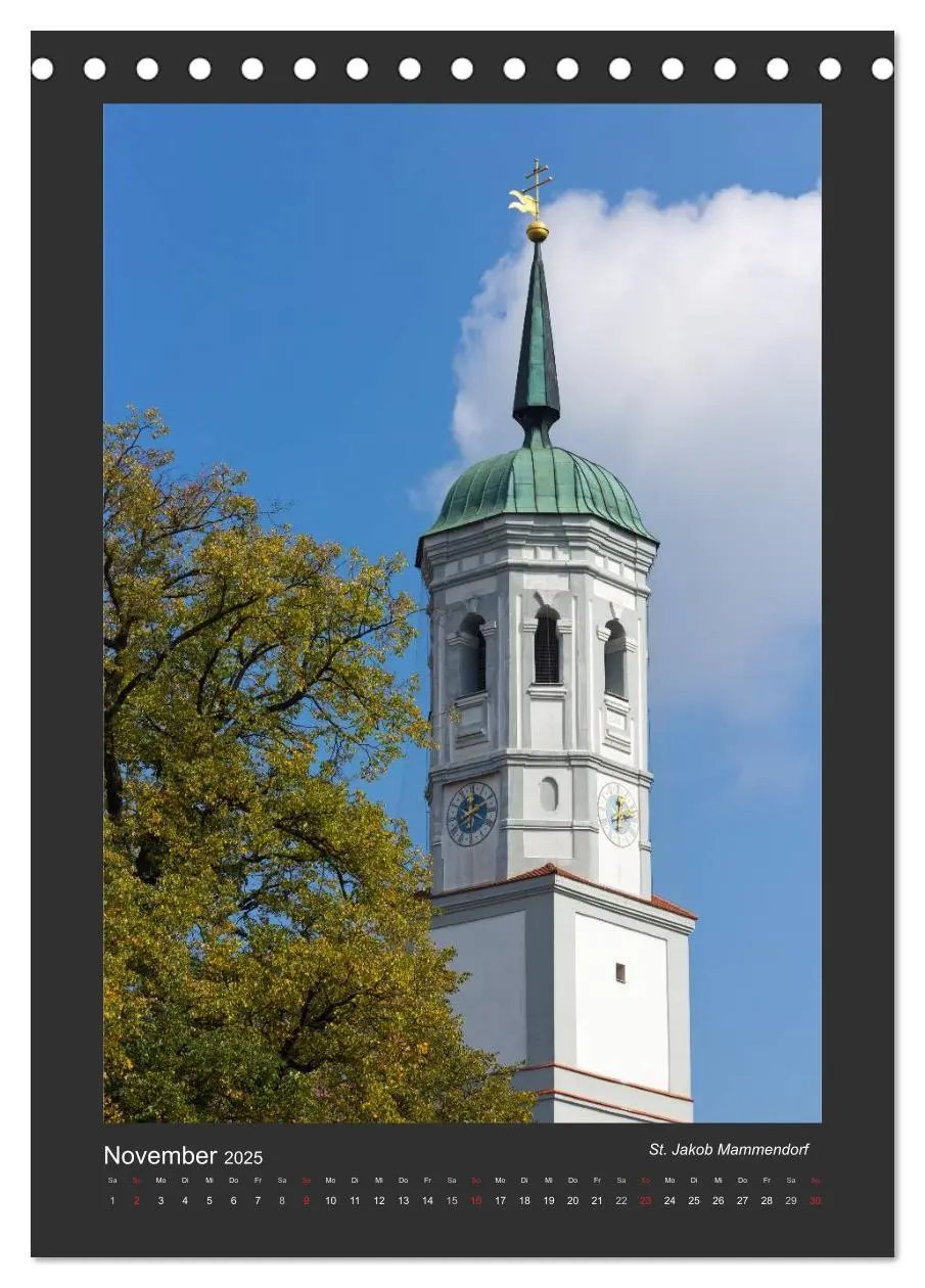 Bild: 9783457053904 | Kirchtürme im Landkreis Fürstenfeldbruck (Tischkalender 2025 DIN A5...