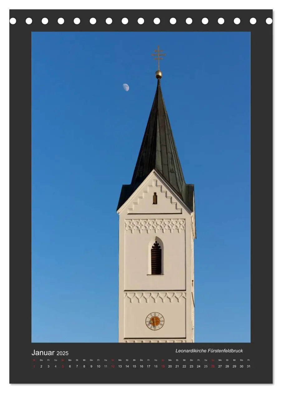 Bild: 9783457053904 | Kirchtürme im Landkreis Fürstenfeldbruck (Tischkalender 2025 DIN A5...