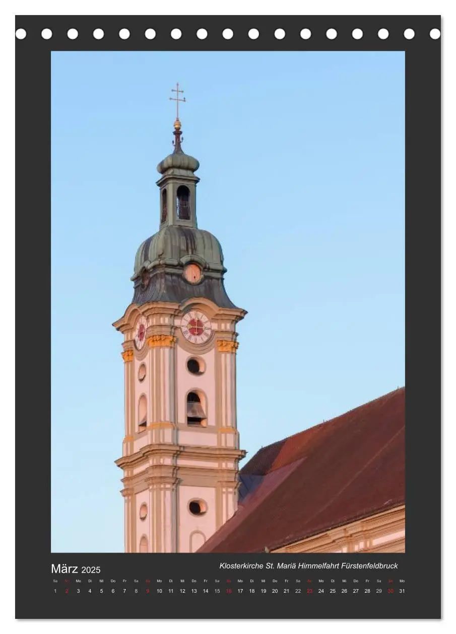 Bild: 9783457053904 | Kirchtürme im Landkreis Fürstenfeldbruck (Tischkalender 2025 DIN A5...