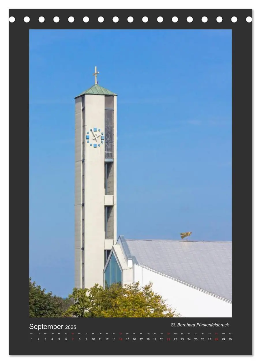 Bild: 9783457053904 | Kirchtürme im Landkreis Fürstenfeldbruck (Tischkalender 2025 DIN A5...