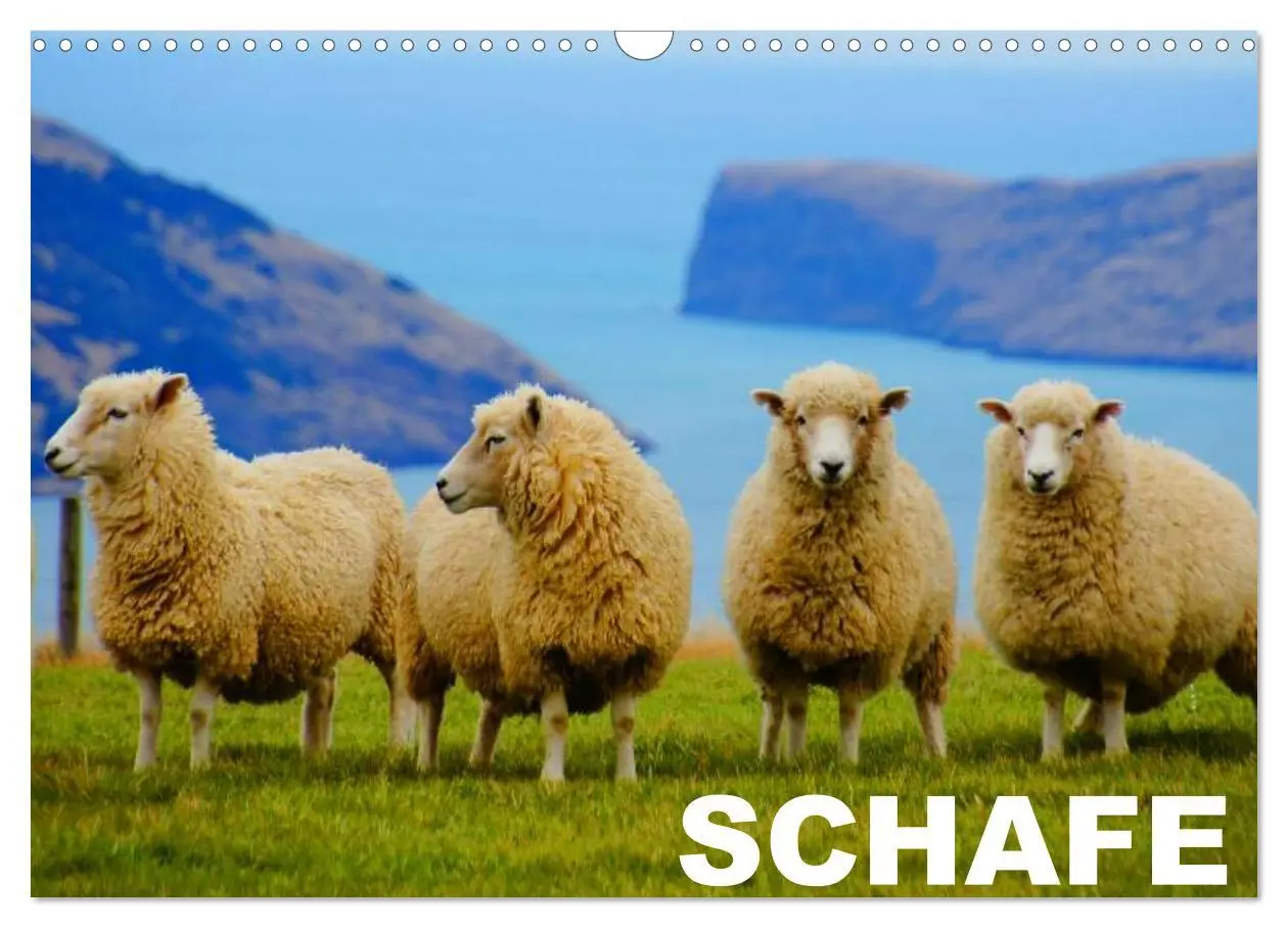 Cover: 9783516143904 | Schafe / Geburtstagskalender (Wandkalender 2026 DIN A3 quer),...