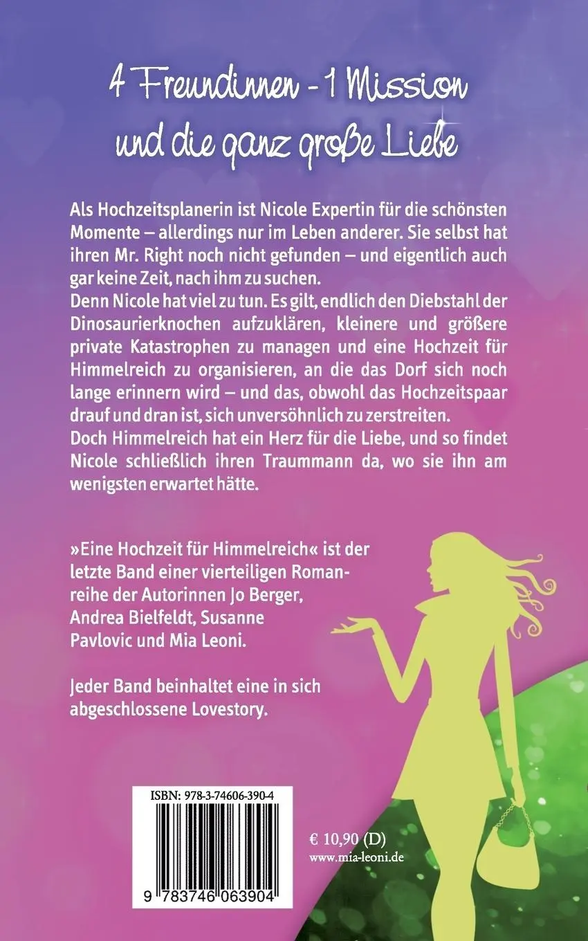 Rückseite: 9783746063904 | Eine Hochzeit für Himmelreich | Liebesroman - Amors Four (Band 4)