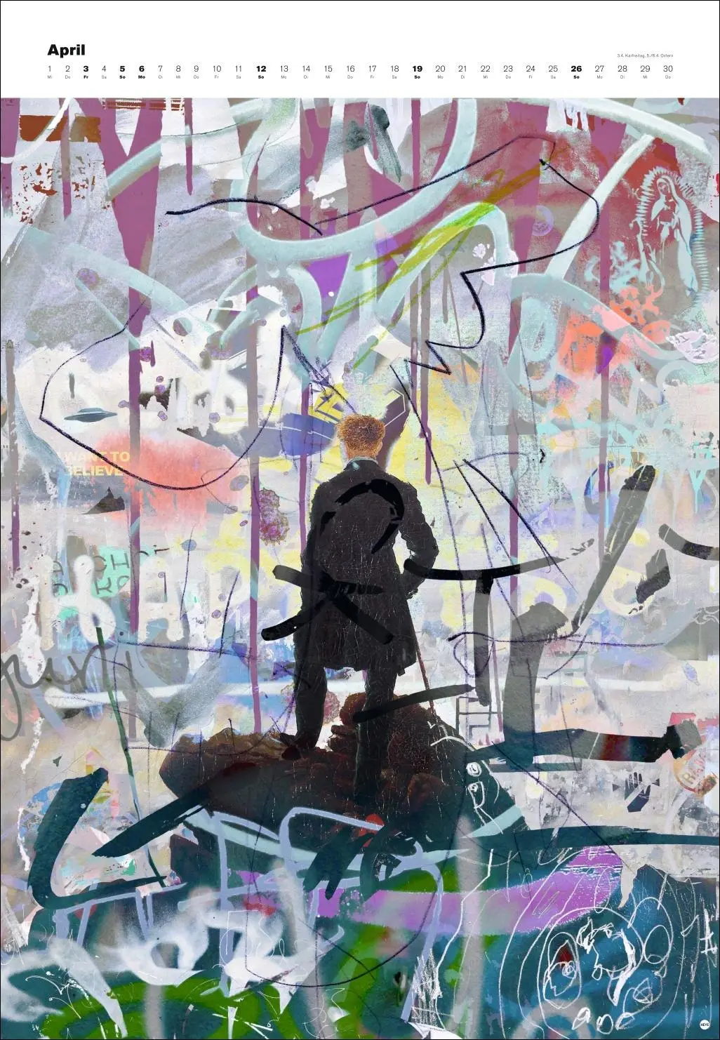 Bild: 9783756413904 | Konrad Art Remix Posterkalender 2026 | Günter Konrad | Kalender | 2026