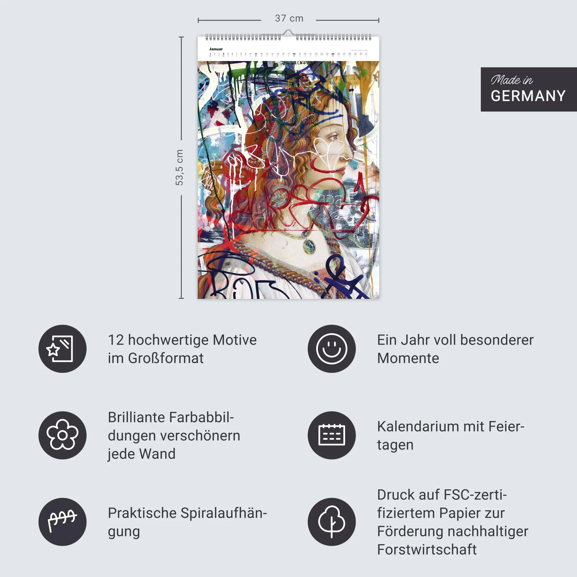 Bild: 9783756413904 | Konrad Art Remix Posterkalender 2026 | Günter Konrad | Kalender | 2026