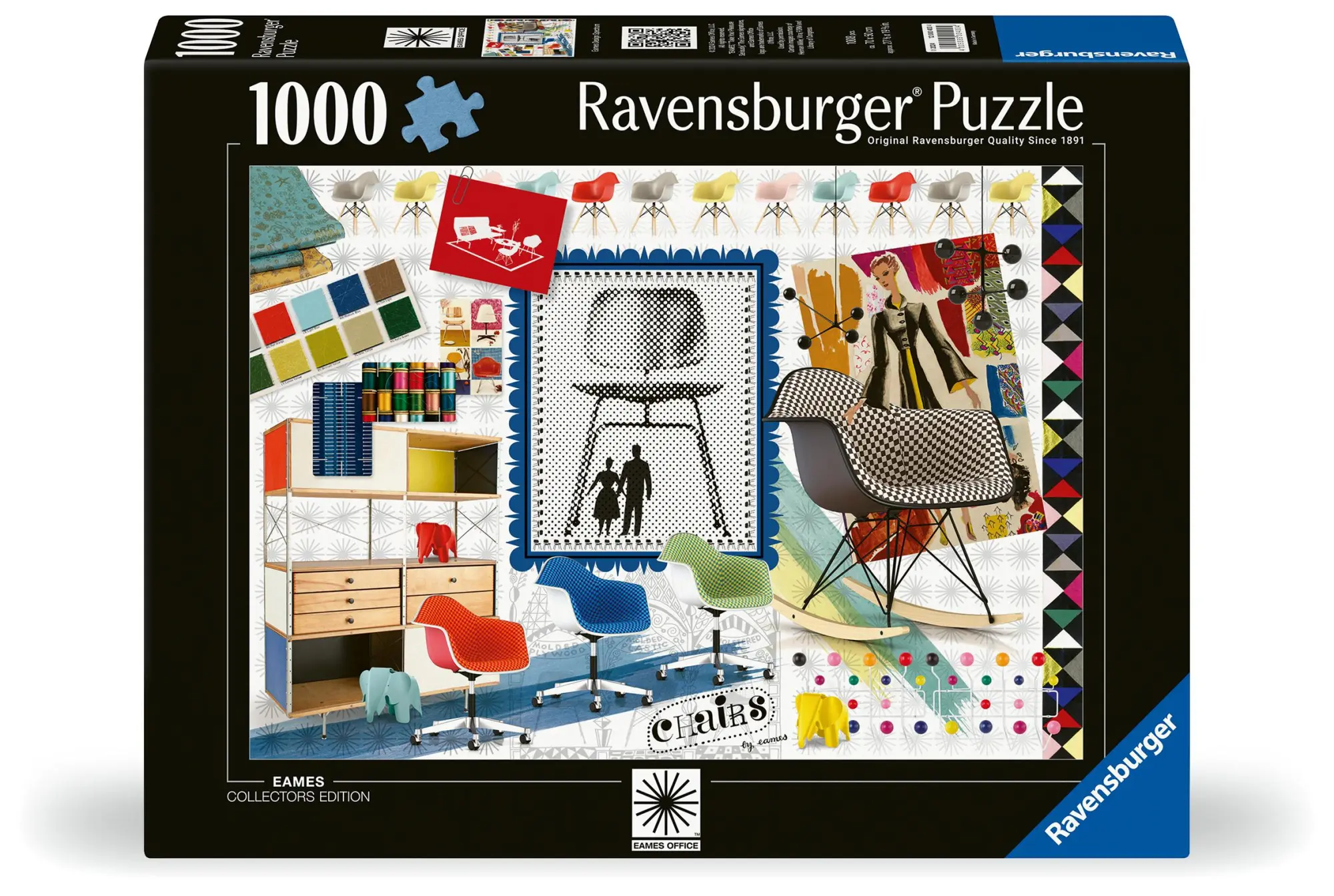 Cover: 4005555004004 | Erwachsenenpuzzle 1000 Teile - Eames Design Spectrum | Spiel | Deutsch