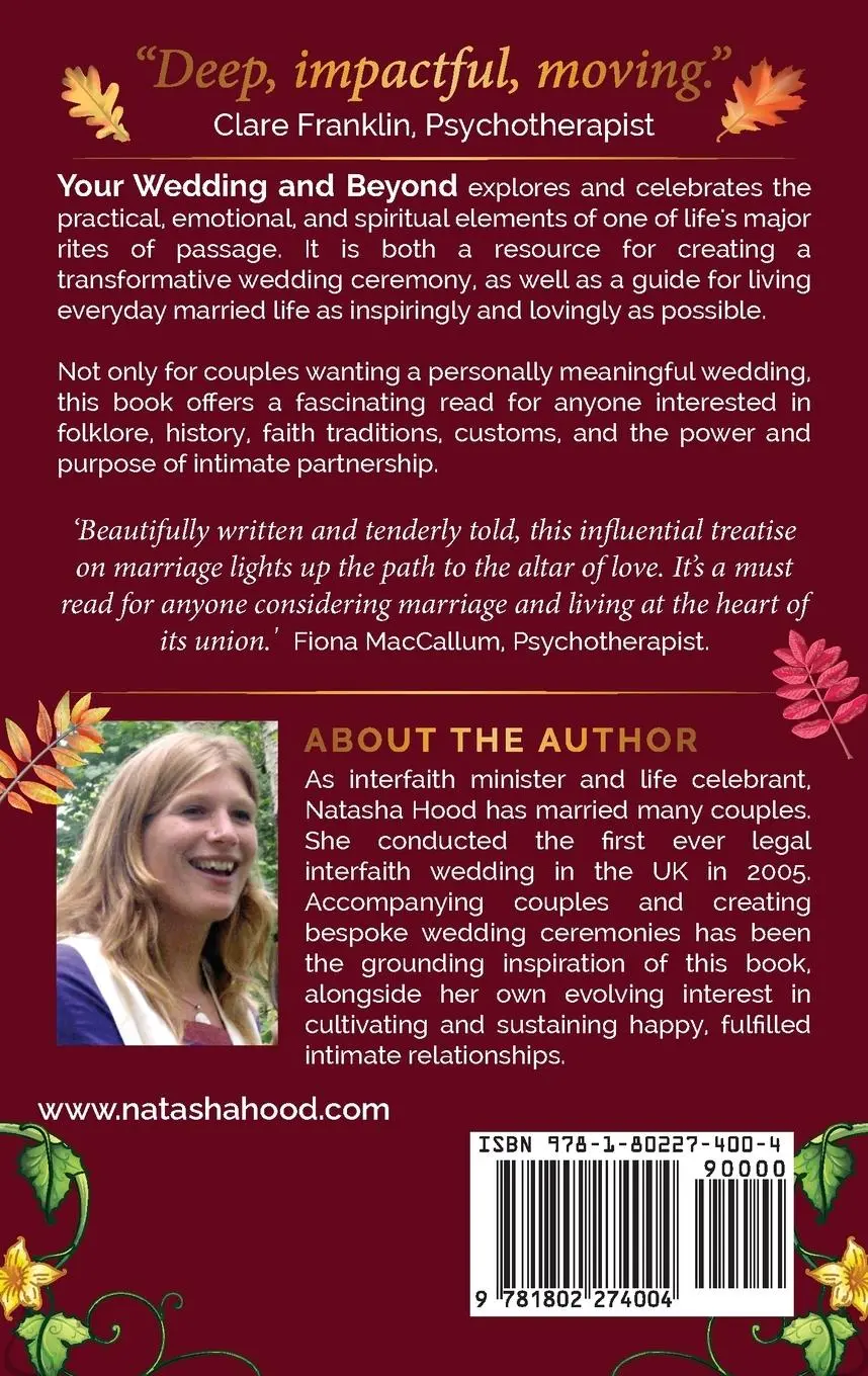 Rückseite: 9781802274004 | Your Wedding and Beyond | Ideas to Make Your Heart Sing | Natasha Hood