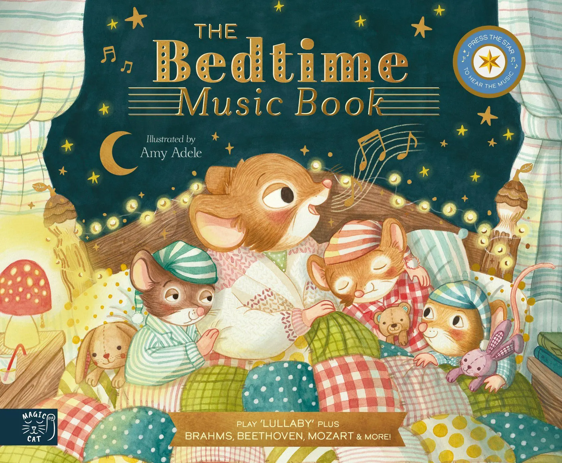 Cover: 9781917044004 | The Bedtime Music Book | Play 8 Soothing Pieces of Classical Music