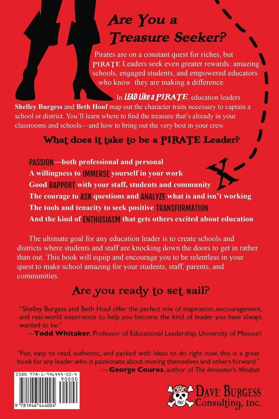 Rückseite: 9781946444004 | Lead Like a PIRATE | Make School AMAZING for Your Students and Staff