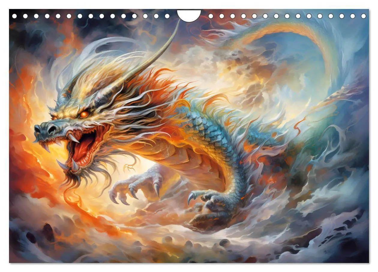 Bild: 9783383834004 | Drachen-Jahr - Kalenderplaner im Stile des chinesischen...