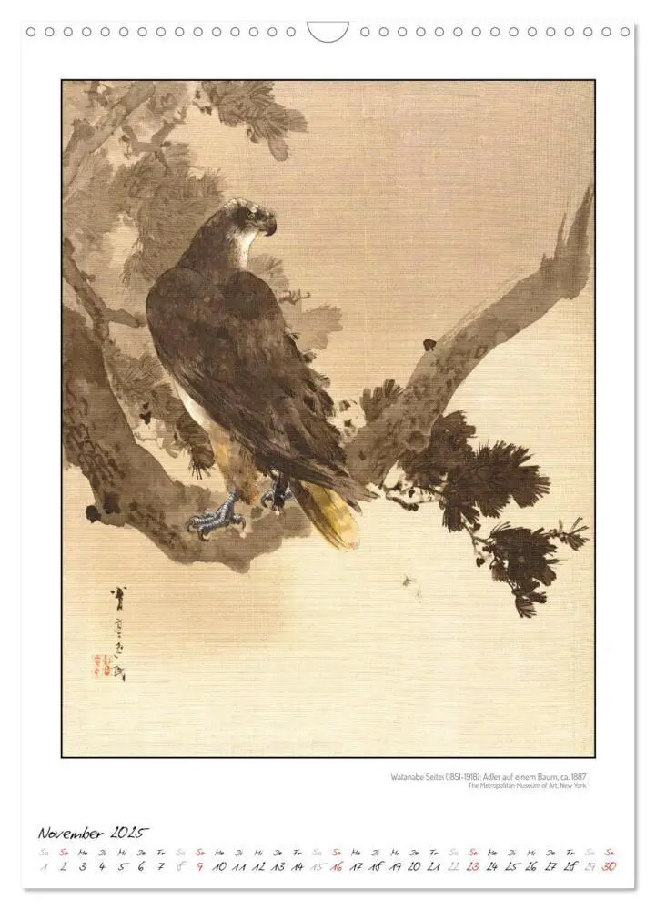 Bild: 9783435924004 | Watanabe Seitei - Japanische Tuschmalerei (Wandkalender 2025 DIN A3...