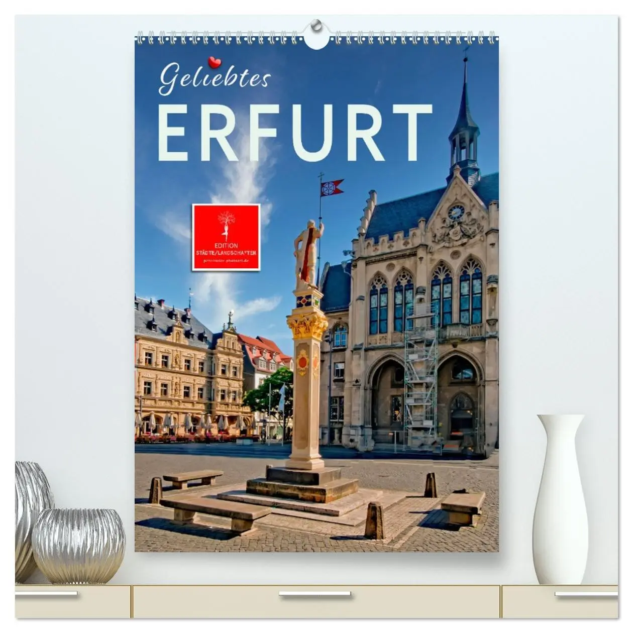 Cover: 9783516344004 | Geliebtes Erfurt (hochwertiger Premium Wandkalender 2026 DIN A2...