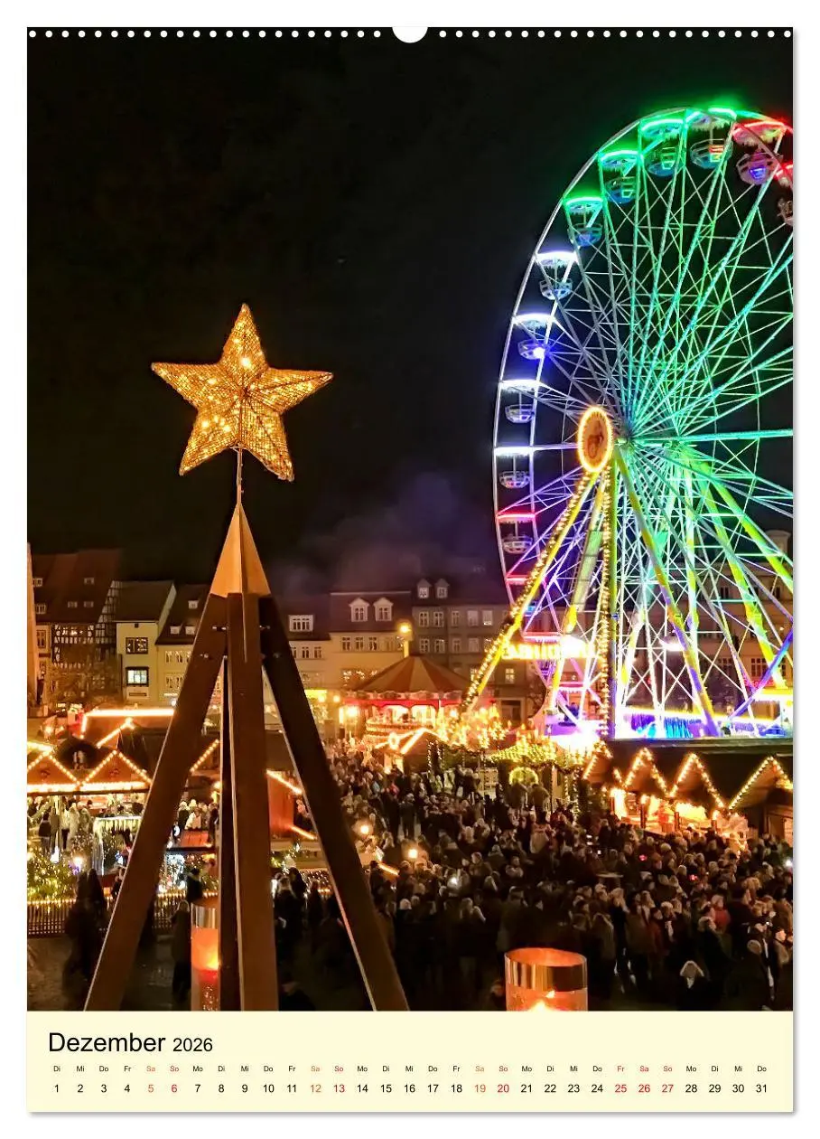 Bild: 9783516344004 | Geliebtes Erfurt (hochwertiger Premium Wandkalender 2026 DIN A2...