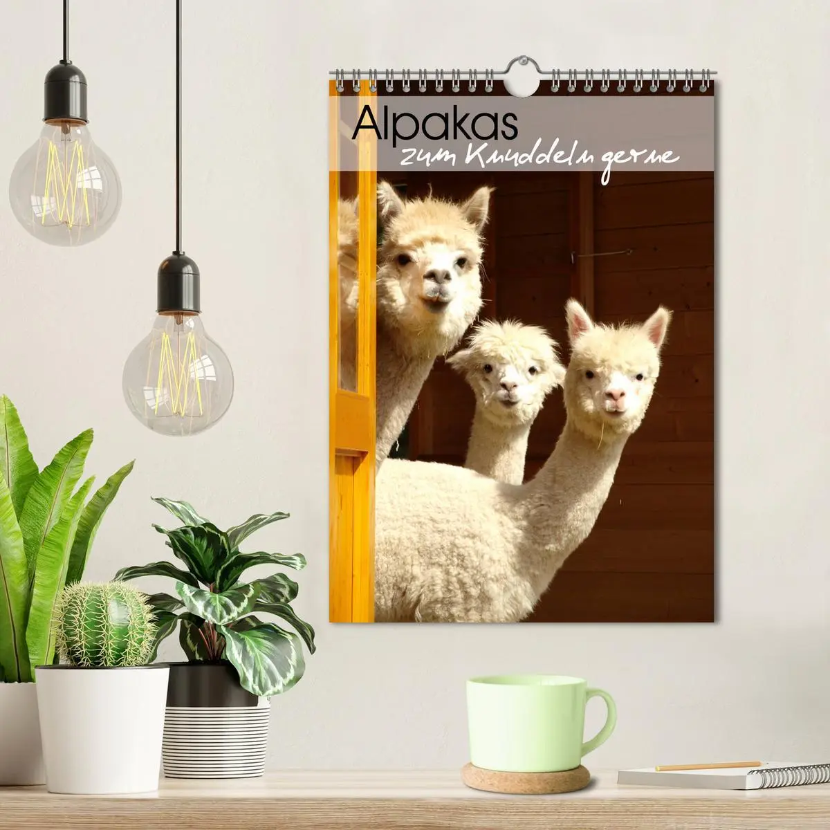 Bild: 9783516414004 | Alpakas zum Knuddeln gerne (Wandkalender 2026 DIN A4 hoch),...