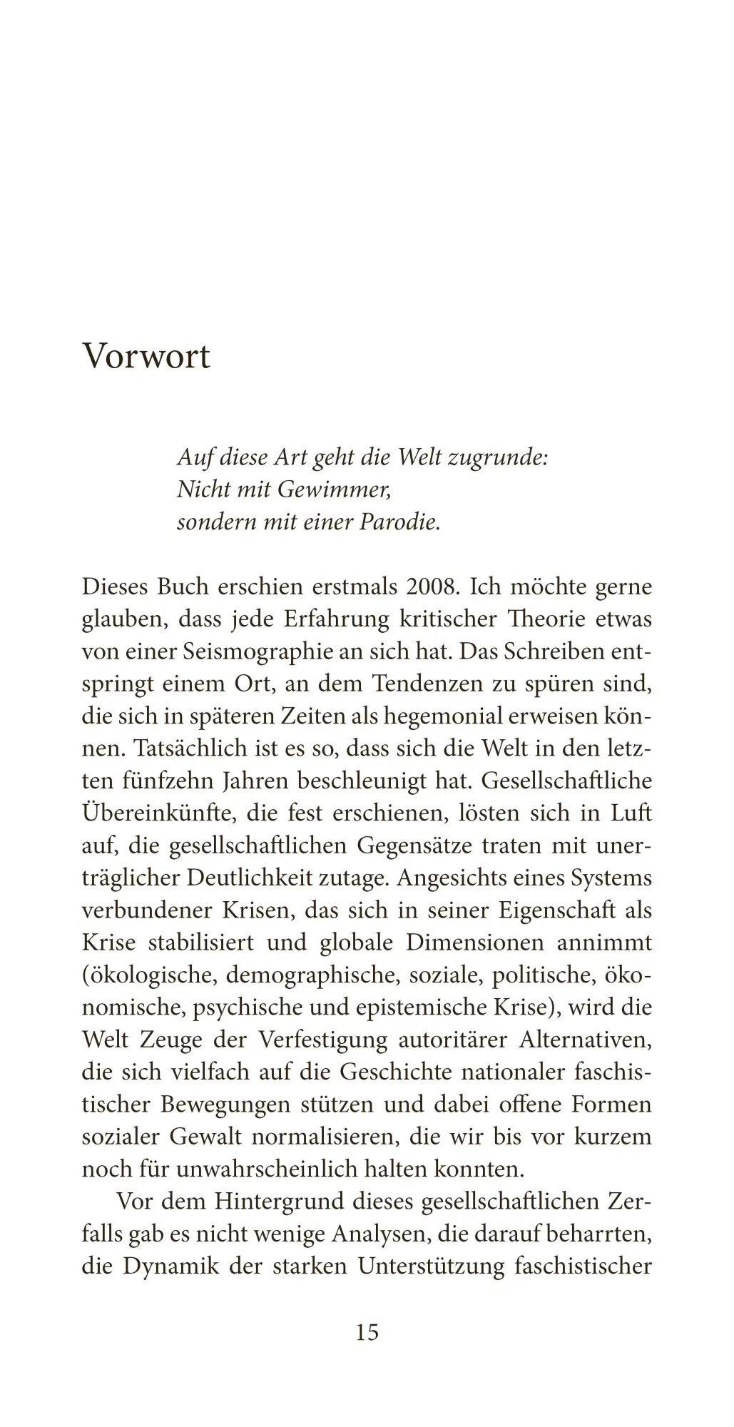 Bild: 9783911804004 | Zynismus und das Scheitern der Kritik | Vladimir Safatle | Taschenbuch