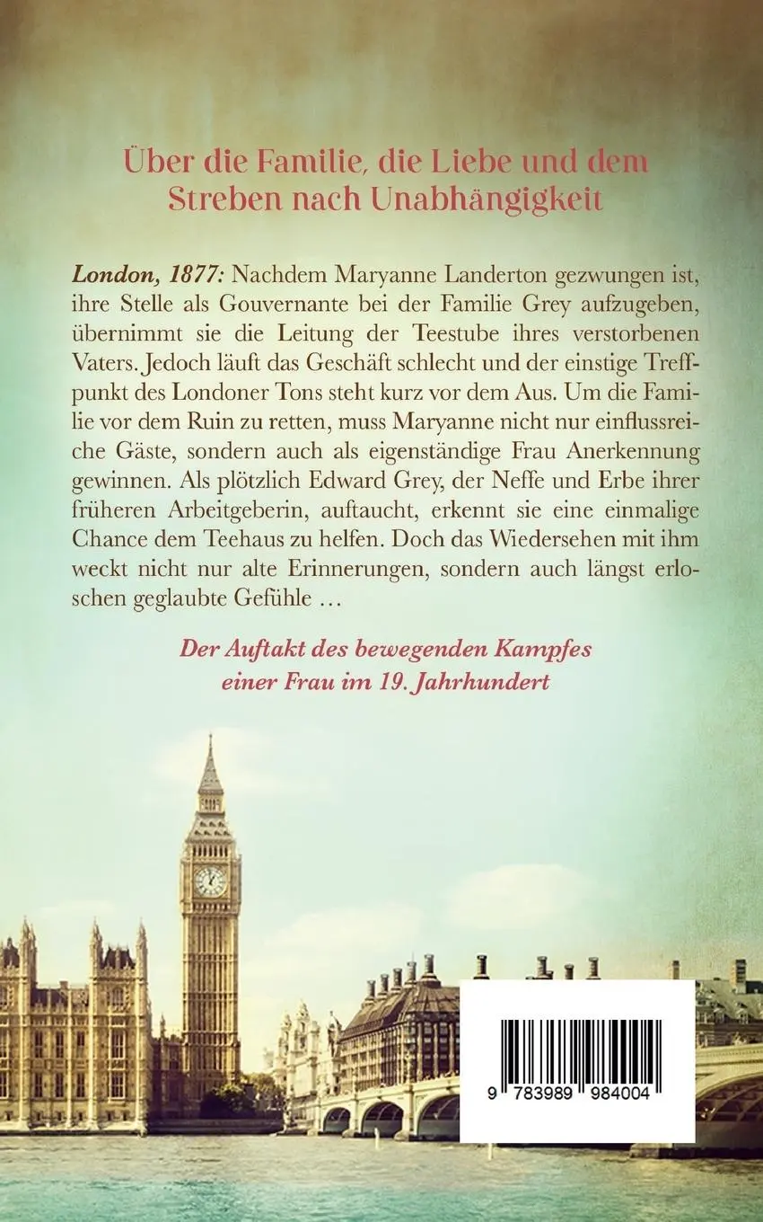 Rückseite: 9783989984004 | Der Duft von Teeblättern Ein historischer Liebesroman im England...