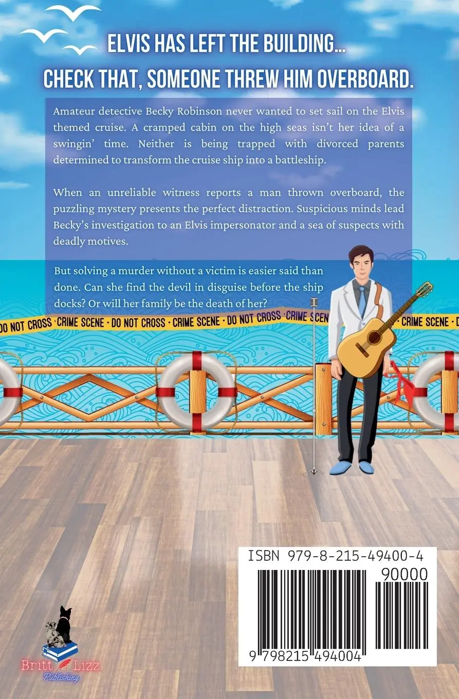 Rückseite: 9798215494004 | Blue Suede Muder | A Cruise Ship Cozy Mystery | Brittany E. Brinegar