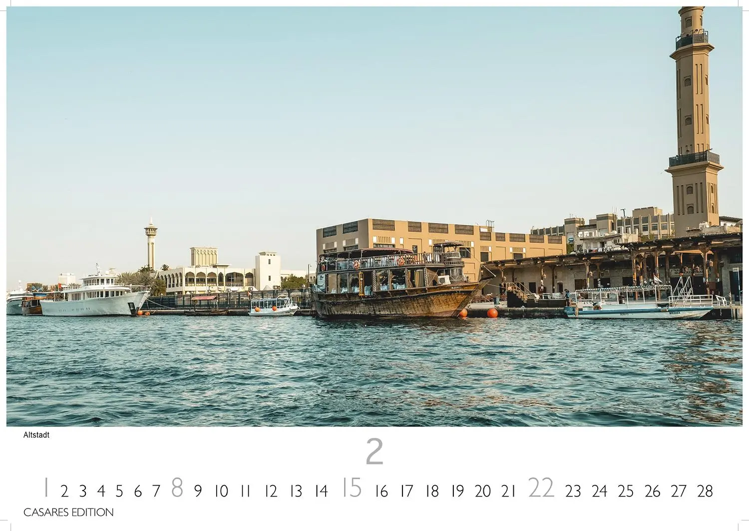 Bild: 9781835244104 | Dubai/Abu Dhabi 2026 L 35x50cm | Kalender | 14 S. | Deutsch | 2026