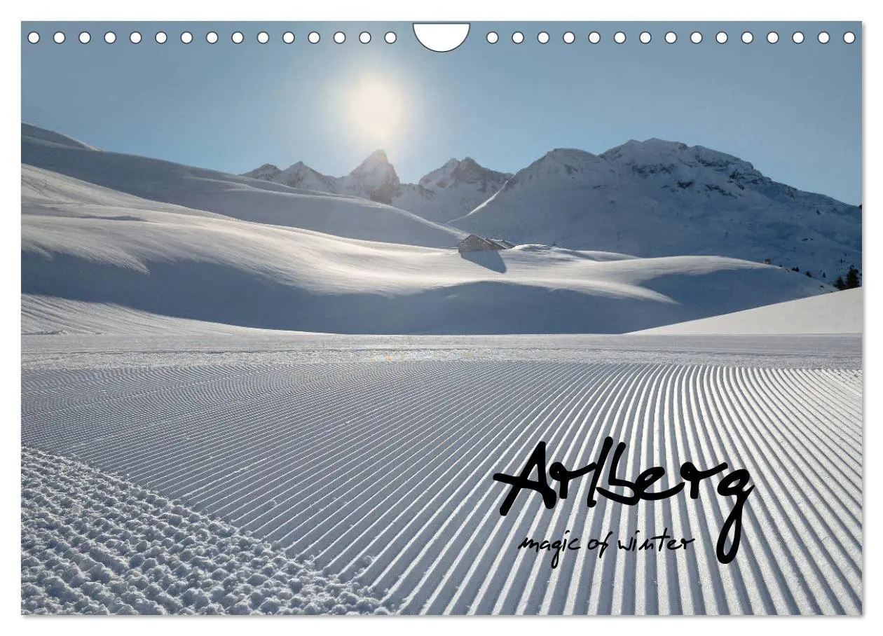Cover: 9783457794104 | Arlberg - magic of winter (Wandkalender 2026 DIN A4 quer), CALVENDO...