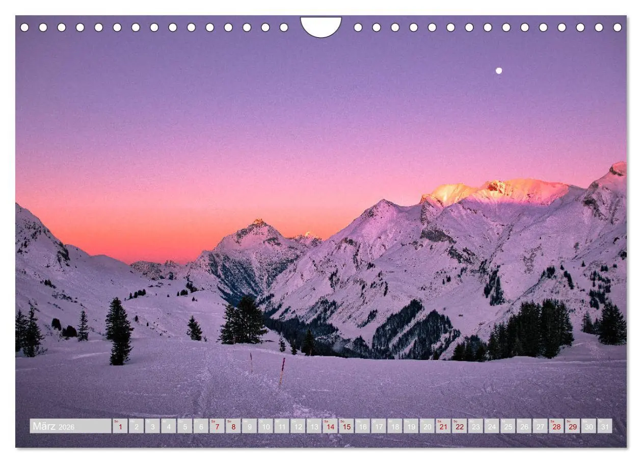 Bild: 9783457794104 | Arlberg - magic of winter (Wandkalender 2026 DIN A4 quer), CALVENDO...